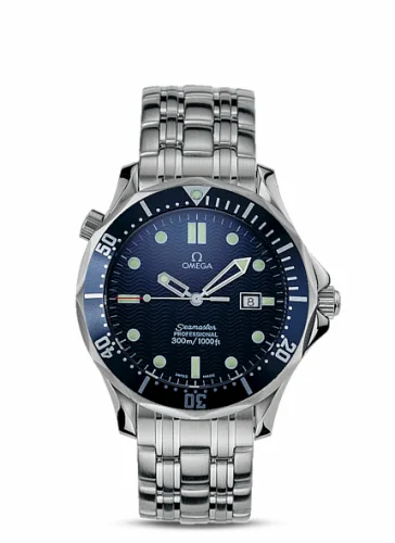 Omega Seamaster Diver 300M Quartz 41 Stainless Steel / Blue / Bracelet / James Bond 2541.80.00 (25418000, James Bond, 007, GoldenEye)